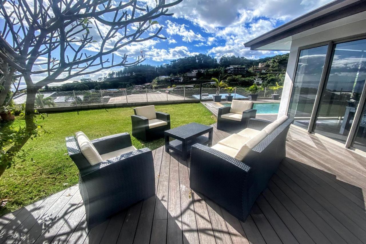 Villa Tiki Wonderfull Sea View Punaauia  Extérieur photo