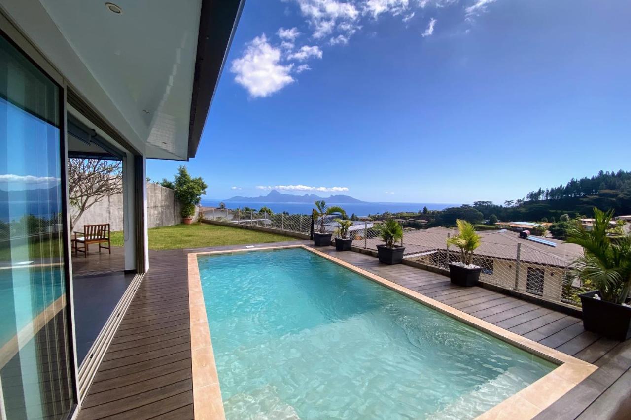 Villa Tiki Wonderfull Sea View Punaauia  Extérieur photo