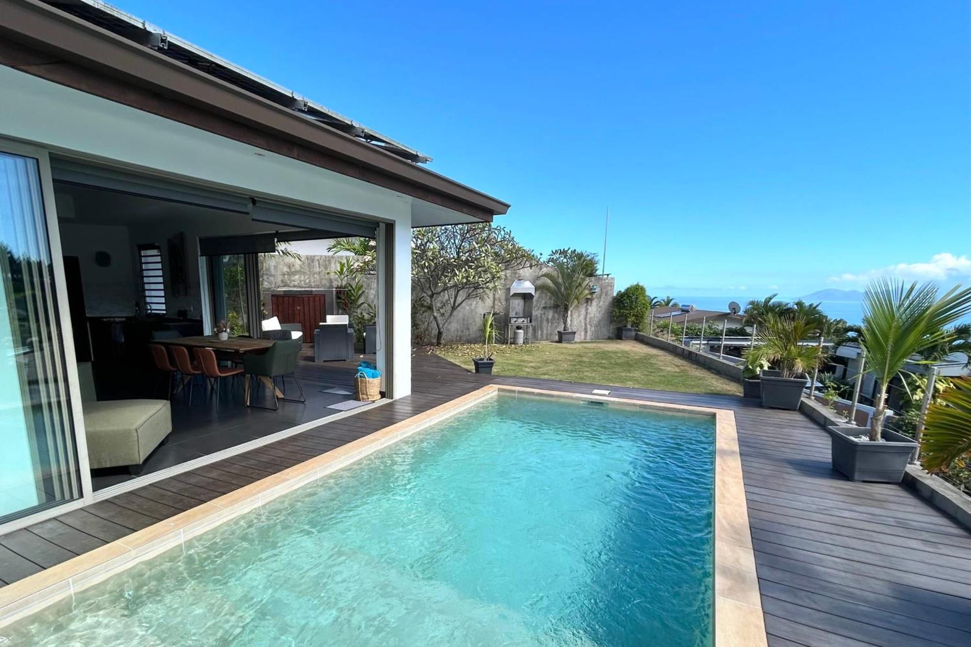 Villa Tiki Wonderfull Sea View Punaauia  Extérieur photo