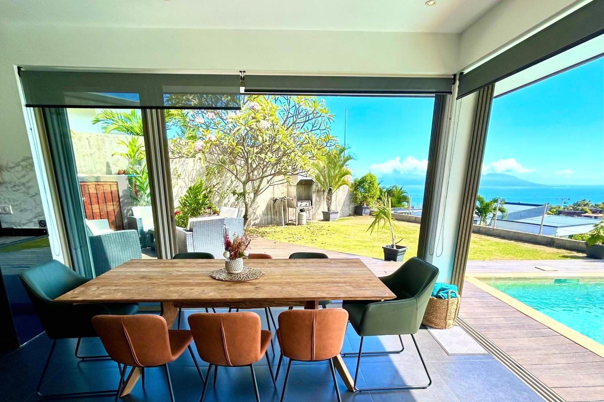 Villa Tiki Wonderfull Sea View Punaauia  Extérieur photo